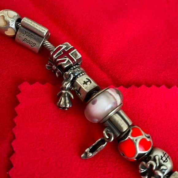 ORIGINAL FULL PANDORA bracelet w charms included - Picture 4 of 12